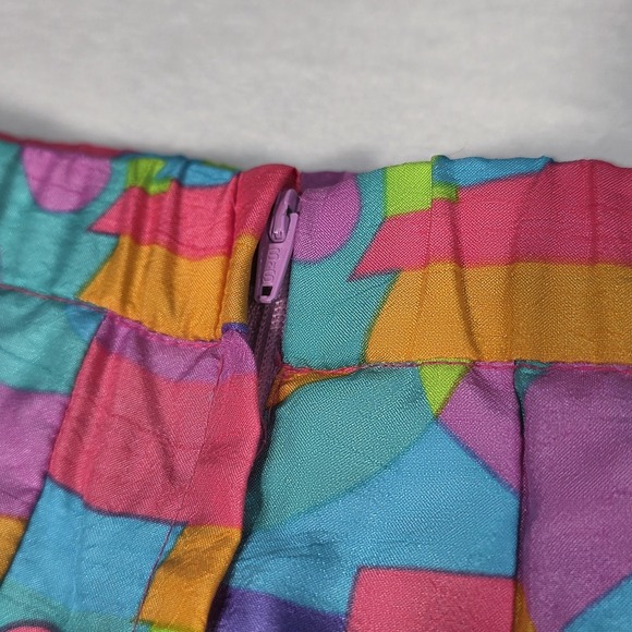 Vintage Lily's of Beverly Hills Tennis Style Golf Skirt Sz 12 Geometric USA Y2K - Picture 6 of 11